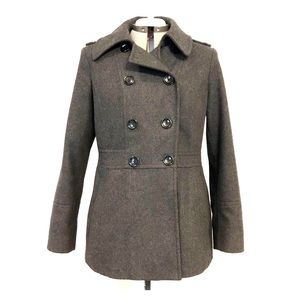 Michael Kors Gray Lined Wool Coat medium